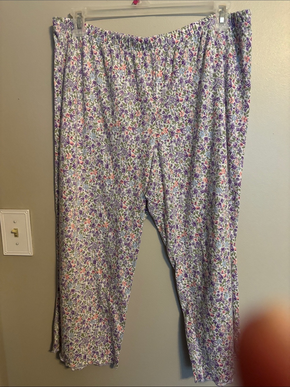 Adonna Lavender and Pink Floral Lounge Pants